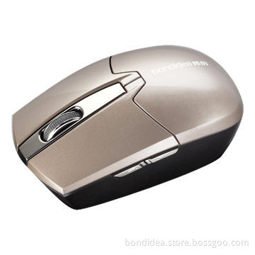 2.4GHz Wireless RF Mouse with 1,600DPI Resolution, Double Channels No Delay